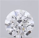 Lab Grown Diamond 1.10 Carats, Round with Ideal Cut, D Color, VS1 Clarity and Certified by IGI