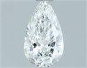 Natural Diamond 0.50 Carats, Pear with  Cut, F Color, IF Clarity and Certified by GIA