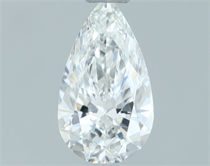Picture of Natural Diamond 0.50 Carats, Pear with  Cut, F Color, IF Clarity and Certified by GIA