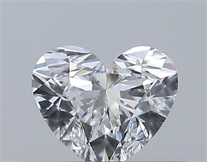 Picture of Natural Diamond 0.30 Carats, Heart with  Cut, E Color, VVS2 Clarity and Certified by GIA