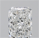 Natural Diamond 1.01 Carats, Radiant with  Cut, G Color, SI1 Clarity and Certified by GIA
