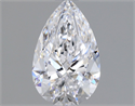 Diamante Natural 0.90 quilates, De pera , Color D, claridad IF y certificado GIA