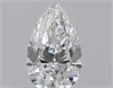 Diamante Natural 0.43 quilates, De pera , Color D, claridad VS1 y certificado GIA