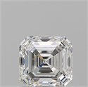 Natural Diamond 1.01 Carats, Asscher with  Cut, G Color, VS2 Clarity and Certified by GIA