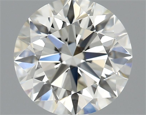 Picture of Natural Diamond 0.96 Carats, Round with Excellent Cut, H Color, VVS2 Clarity and Certified by IGI