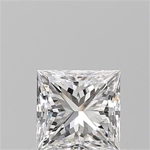 Picture of Natural Diamond 0.70 Carats, Princess with  Cut, F Color, VS2 Clarity and Certified by GIA