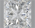 Natural Diamond 1.50 Carats, Princess with  Cut, H Color, VVS2 Clarity and Certified by GIA