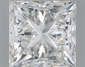 Picture of Natural Diamond 1.50 Carats, Princess with  Cut, H Color, VVS2 Clarity and Certified by GIA