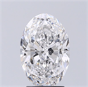 Natural Diamond 2.00 Carats, Oval with  Cut, D Color, VS2 Clarity and Certified by GIA