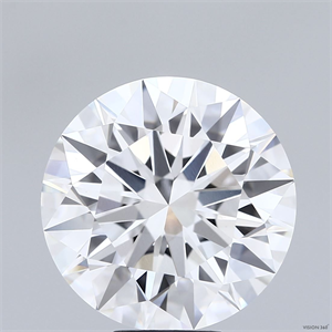 Picture of Lab Grown Diamond 8.04 Carats, Round with Ideal Cut, E Color, VVS2 Clarity and Certified by IGI