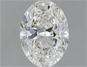 Natural Diamond 1.20 Carats, Oval with  Cut, G Color, VVS2 Clarity and Certified by GIA