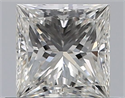 Natural Diamond 0.59 Carats, Princess with  Cut, G Color, VS1 Clarity and Certified by GIA