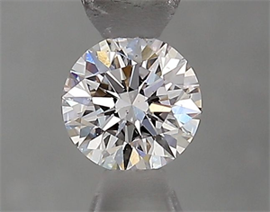 Foto Diamante Natural 0.40 quilates, Redondo , Color E, claridad SI1 y certificado GIA de