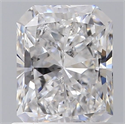 Natural Diamond 1.01 Carats, Radiant with  Cut, D Color, SI2 Clarity and Certified by GIA