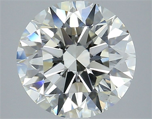 Picture of Natural Diamond 3.71 Carats, Round with Excellent Cut, J Color, SI1 Clarity and Certified by GIA