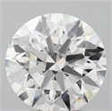 Del inventario de diamantes de laboratorio, 2.71 quilates, Redondo , Color E, claridad VS2 y certificado IGI