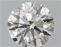 Natural Diamond 0.40 Carats, Round with Excellent Cut, K Color, VS2 Clarity and Certified by GIA