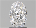 Natural Diamond 1.20 Carats, Oval with  Cut, D Color, VS1 Clarity and Certified by GIA