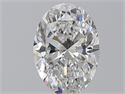 Natural Diamond 1.50 Carats, Oval with  Cut, E Color, SI1 Clarity and Certified by GIA