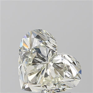 Picture of Natural Diamond 3.01 Carats, Heart with  Cut, K Color, SI1 Clarity and Certified by GIA
