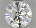 Natural Diamond 0.90 Carats, Round with Very Good Cut, I Color, SI1 Clarity and Certified by IGI