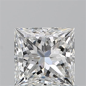 Picture of Natural Diamond 0.73 Carats, Princess with  Cut, G Color, VS1 Clarity and Certified by GIA