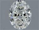 Natural Diamond 1.31 Carats, Oval with  Cut, G Color, VS2 Clarity and Certified by IGI