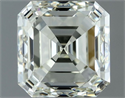 Natural Diamond 1.00 Carats, Asscher with  Cut, L Color, VVS1 Clarity and Certified by IGI