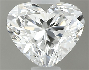 Picture of Natural Diamond 0.40 Carats, Heart with  Cut, F Color, VVS2 Clarity and Certified by GIA
