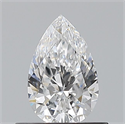 Diamante Natural 0.51 quilates, De pera , Color D, claridad VS1 y certificado GIA