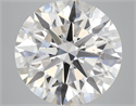 Lab Grown Diamond 7.65 Carats, Round with Ideal Cut, G Color, SI1 Clarity and Certified by IGI