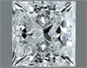 Natural Diamond 1.03 Carats, Princess with  Cut, D Color, VS2 Clarity and Certified by GIA
