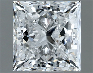 Picture of Natural Diamond 1.03 Carats, Princess with  Cut, D Color, VS2 Clarity and Certified by GIA