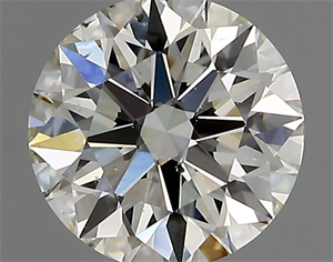 Picture of Natural Diamond 0.91 Carats, Round with Excellent Cut, I Color, SI1 Clarity and Certified by IGI