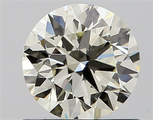 Picture of Natural Diamond 0.76 Carats, Round with Excellent Cut, J Color, SI1 Clarity and Certified by IGI