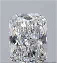 Natural Diamond 0.30 Carats, Radiant with  Cut, G Color, VVS2 Clarity and Certified by GIA