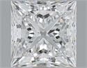 Diamante Natural 1.01 quilates, Princesa , Color F, claridad VS2 y certificado GIA