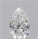 Natural Diamond 0.72 Carats, Pear with  Cut, H Color, VS1 Clarity and Certified by GIA