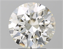 Diamante Natural 3.50 quilates, Redondo , Color K, claridad VS1 y certificado GIA