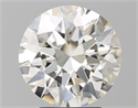 Natural Diamond 3.50 Carats, Round with Excellent Cut, K Color, VS1 Clarity and Certified by GIA