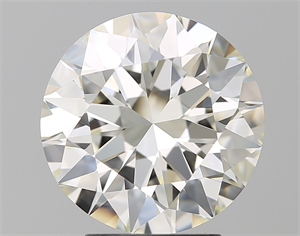 Picture of Natural Diamond 3.50 Carats, Round with Excellent Cut, K Color, VS1 Clarity and Certified by GIA