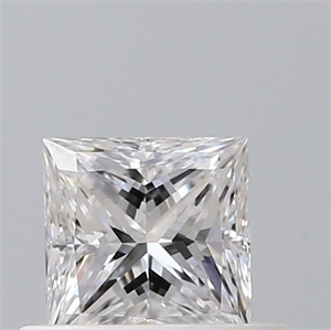 Foto Diamante Natural 0.40 quilates, Princesa , Color D, claridad VS1 y certificado GIA de