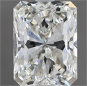 Natural Diamond 1.90 Carats, Radiant with  Cut, H Color, IF Clarity and Certified by IGI