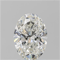 Natural Diamond 1.50 Carats, Oval with  Cut, H Color, VS2 Clarity and Certified by GIA