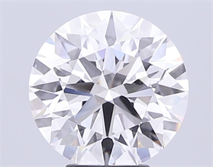 Picture of Lab Grown Diamond 5.19 Carats, Round with Ideal Cut, D Color, VVS1 Clarity and Certified by IGI