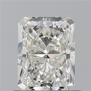 Picture of Natural Diamond 0.93 Carats, Radiant with  Cut, J Color, IF Clarity and Certified by GIA