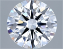 Lab Grown Diamond 2.51 Carats, Round with Ideal Cut, D Color, VVS2 Clarity and Certified by IGI