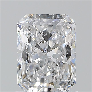 Picture of Natural Diamond 1.21 Carats, Radiant with  Cut, D Color, SI2 Clarity and Certified by GIA