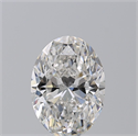 Natural Diamond 4.01 Carats, Oval with  Cut, E Color, SI1 Clarity and Certified by GIA