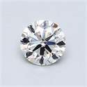 Natural Diamond 0.70 Carats, Round with Very Good Cut, I Color, VVS1 Clarity and Certified by GIA